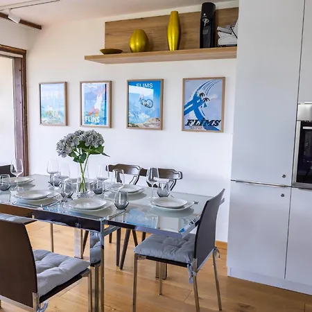 Panoramic View Apartment - Flims-Laax Ski Area *